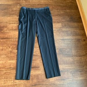 Alaia Paris blue tuxedo GREGORY plainfront trouser